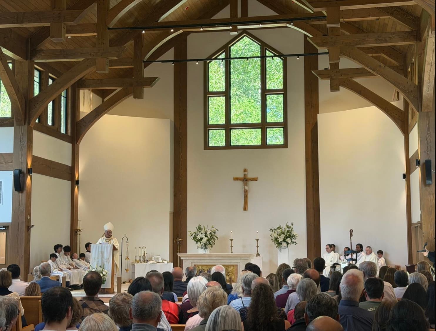 Liturgy at Our Lady of the Mountains