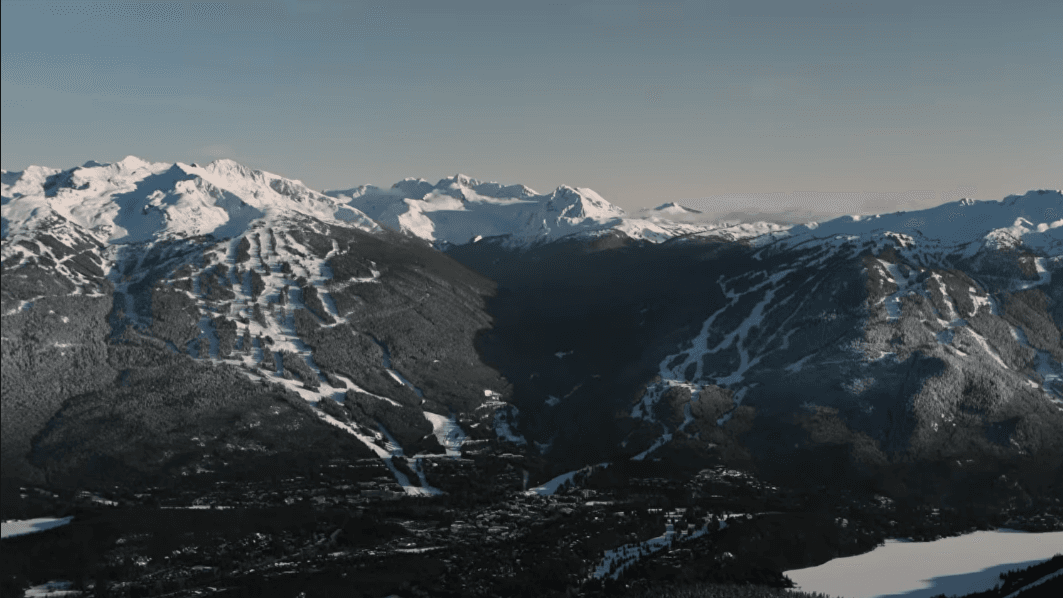 Whistler valley from above